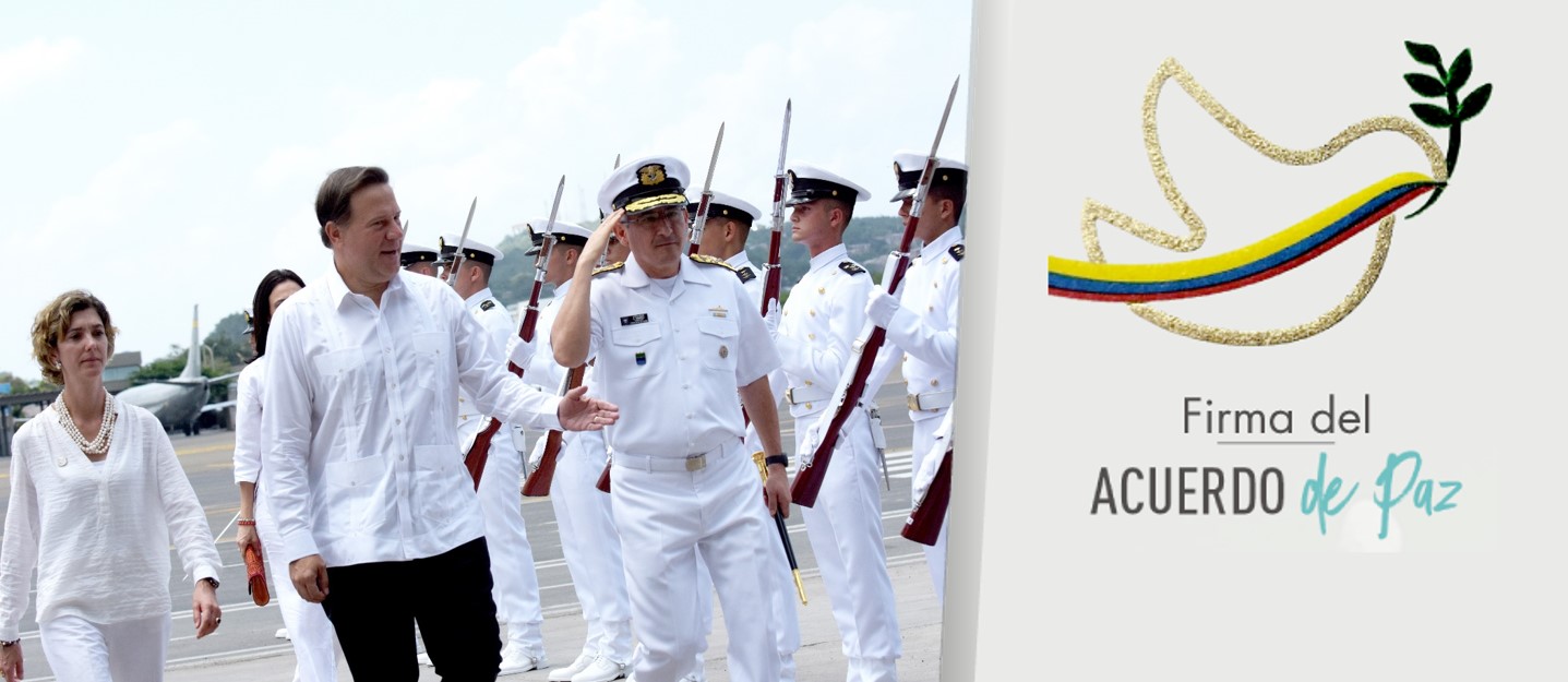 “Panamá está aquí respaldando este esfuerzo del Presidente Santos y de su Gobierno”: Juan Carlos Varela