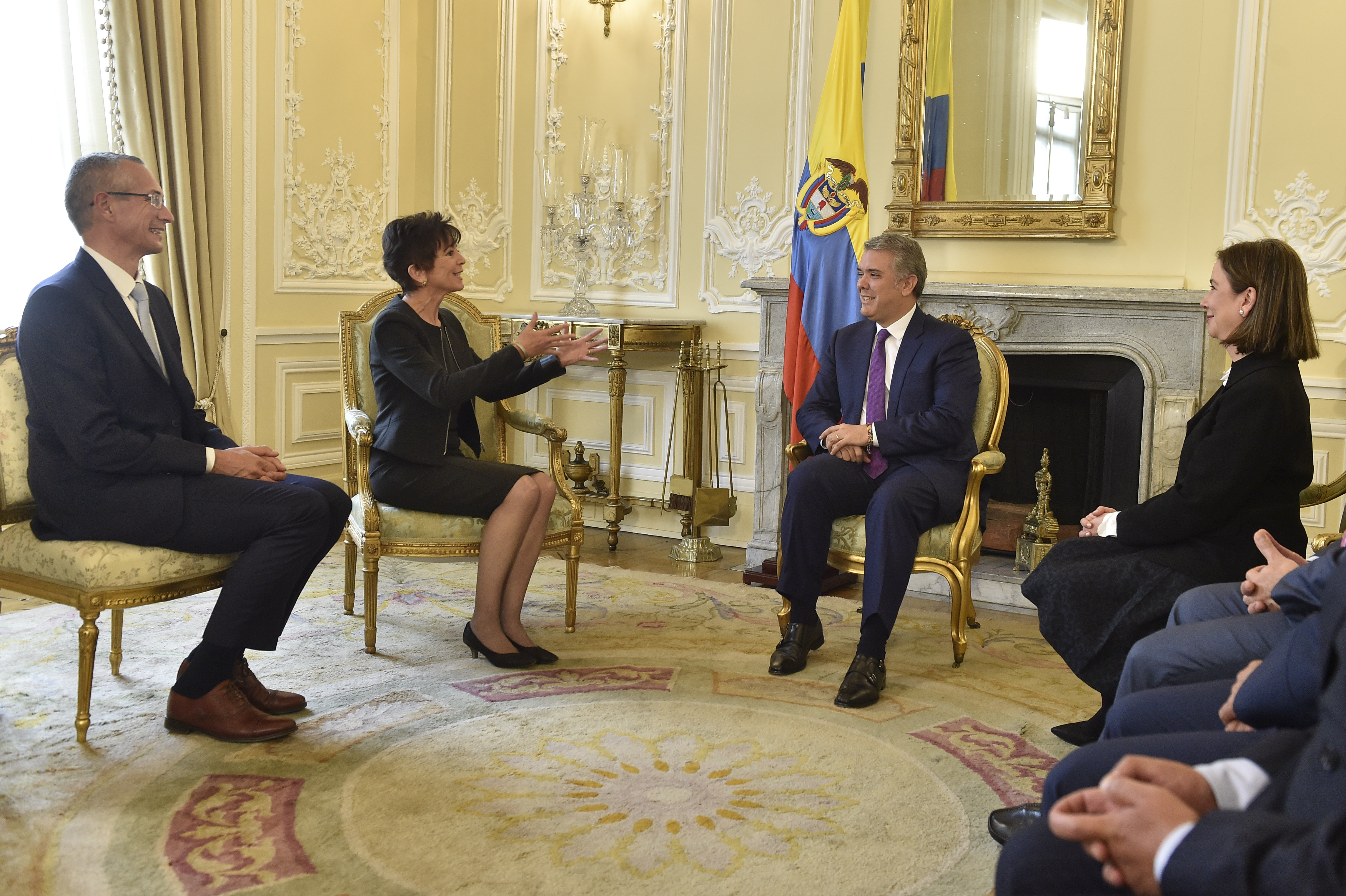 La nueva Embajadora de Suiza en Colombia presentó cartas credenciales ante el Presidente Iván Duque 