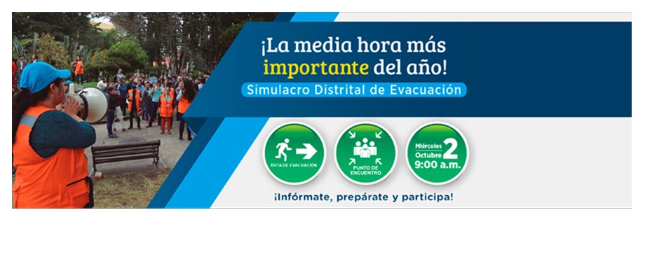 Tenga en cuenta que el próximo 2 de octubre el Ministerio de Relaciones Exteriores participará en el Simulacro de Evacuación Distrital
