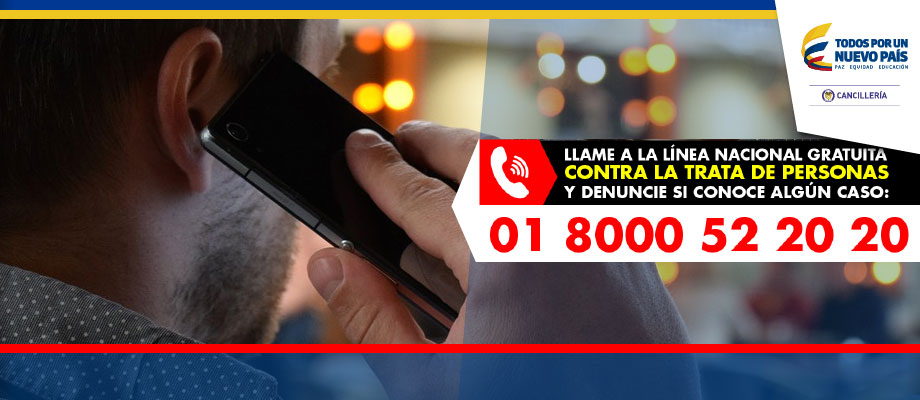 La trata de personas es una realidad: ¡no caiga en sus redes, denuncie!
