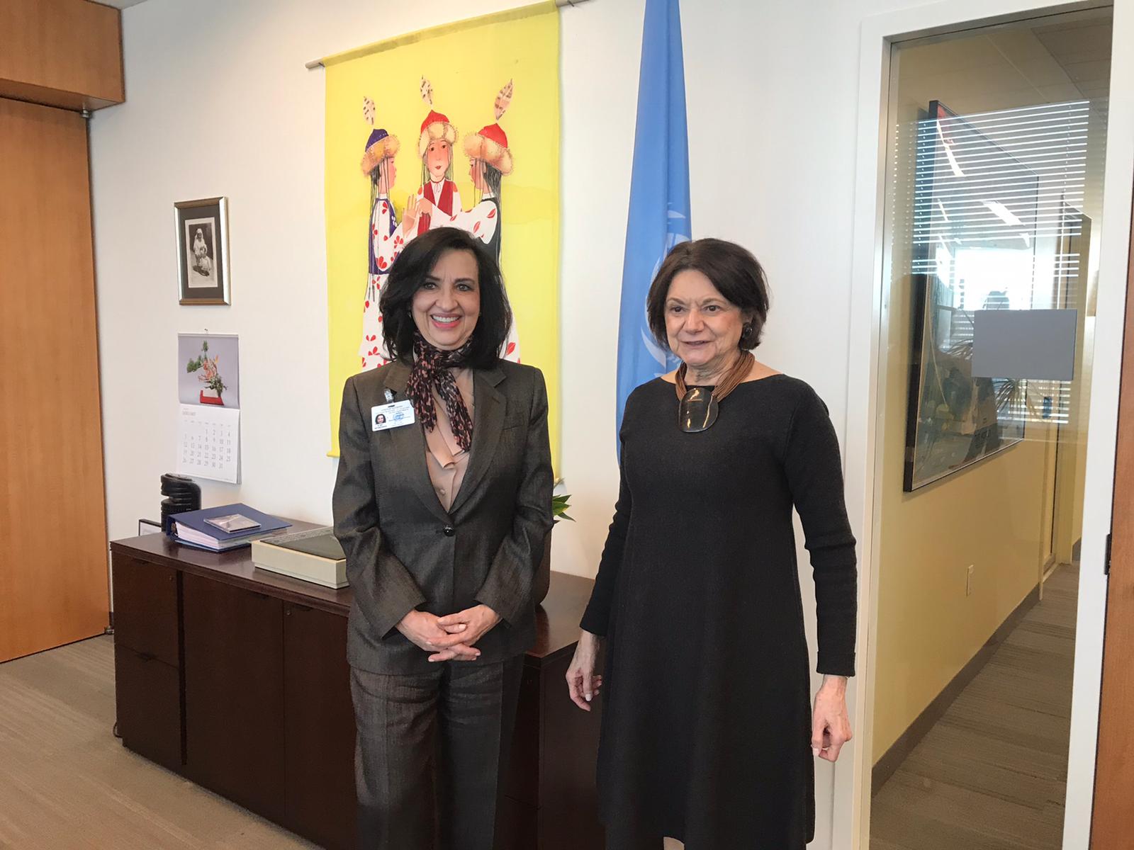 Canciller Claudia Blum agradeció el apoyo para Colombia de la Secretaria General Adjunta para Asuntos Políticos de Naciones Unidas, Rosemary Dicarlo