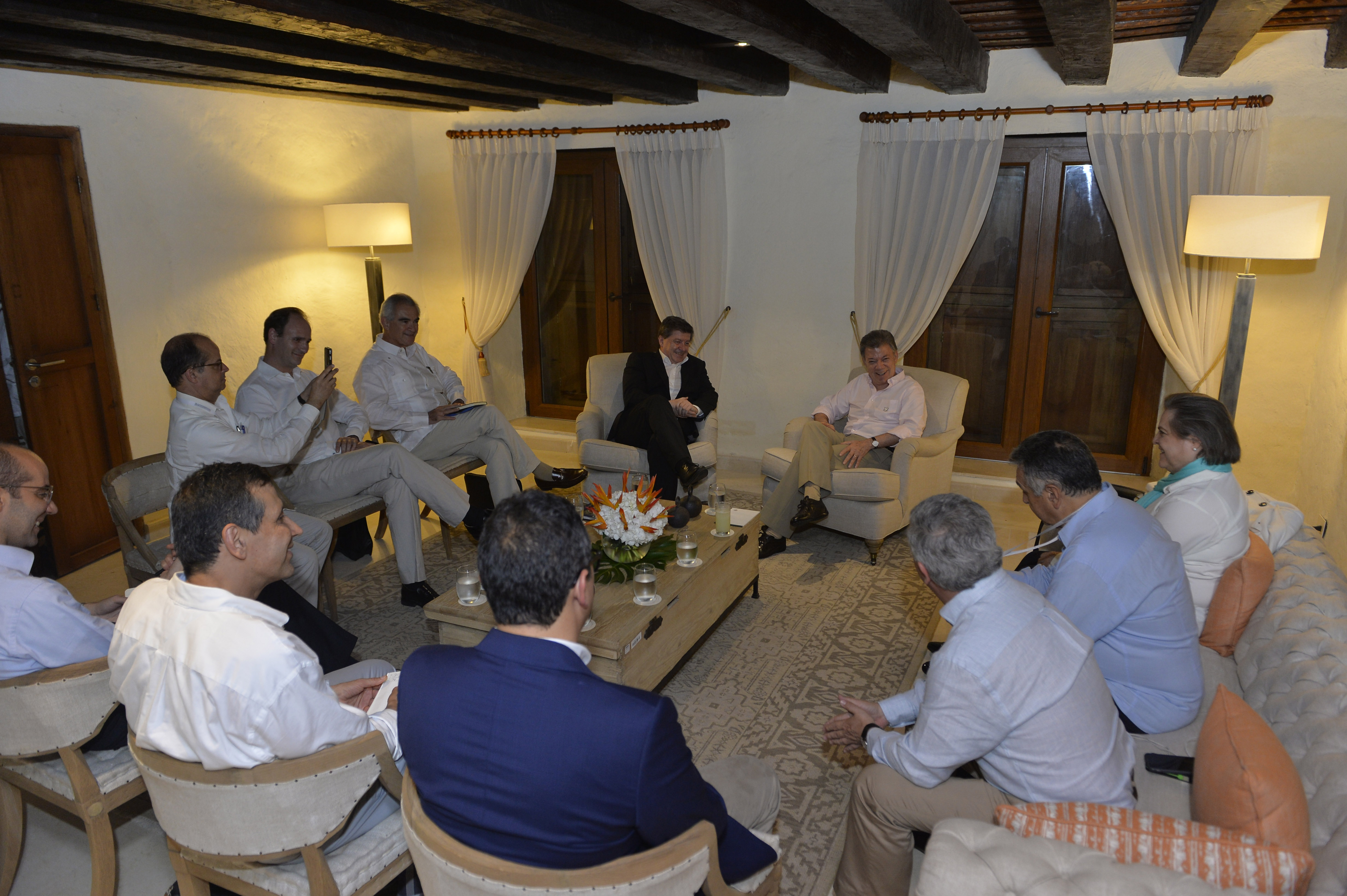 Viceministro Echeverri participó en la reunión del Presidente Santos con el Secretario General de la OIT, Guy Ryder