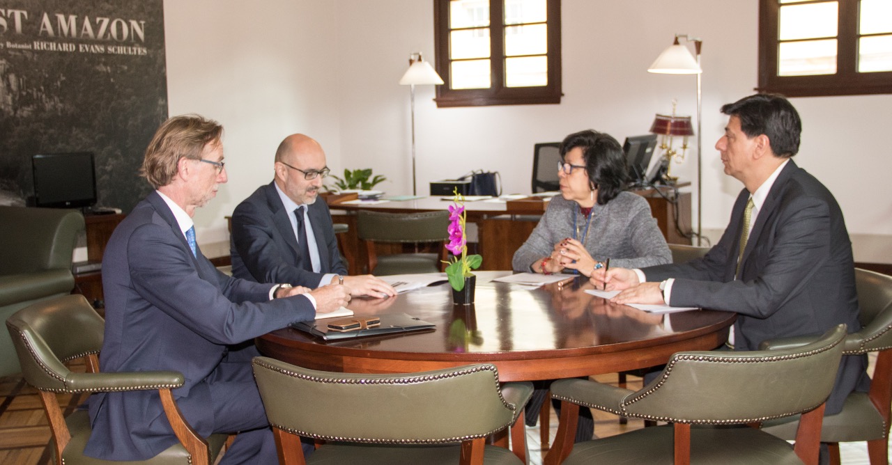 La Vicecanciller Luz Stella Jara y el Director General Adjunto para América Latina de la Unión Europea, Hugo Sobral, dialogaron sobre la crisis en Venezuela y temas de la agenda bilateral