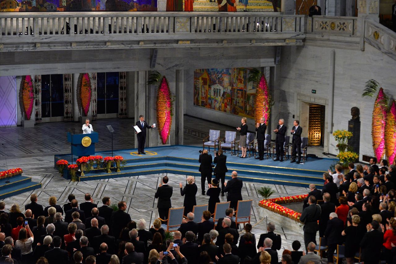 Palabras del Presidente de la República de Colombia, Juan Manuel Santos, al aceptar el Premio Nobel “La paz en Colombia: de lo imposible a lo posible”