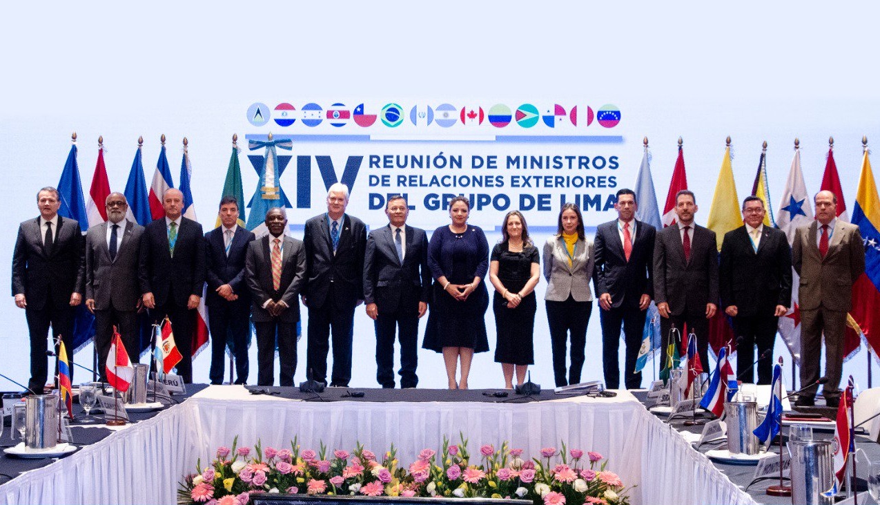 Declaración de la Reunión de Ministros de Relaciones Exteriores del Grupo de Lima