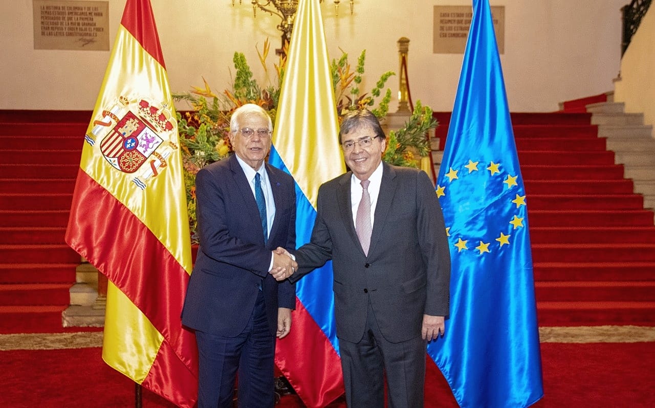 Canciller Holmes Trujillo acompañó al Presidente Iván Duque en encuentro con Ministro de Asuntos Exteriores de España, Josep Borrell