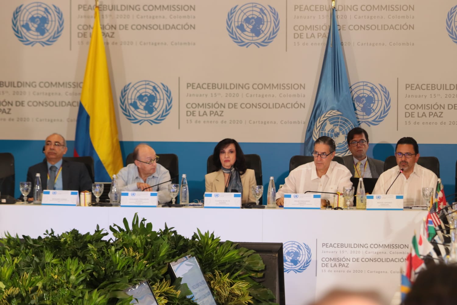 Canciller Claudia Blum instaló la Comisión de Consolidación de la Paz de la ONU en Cartagena