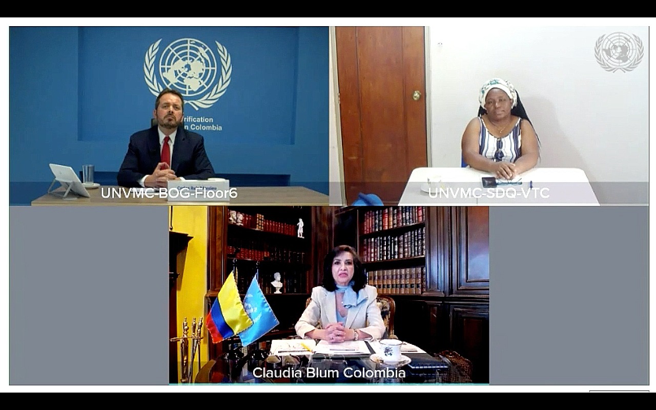 Canciller Claudia Blum reitera ante el Consejo de Seguridad de la ONU que la implementación del Acuerdo de 2016 es una realidad