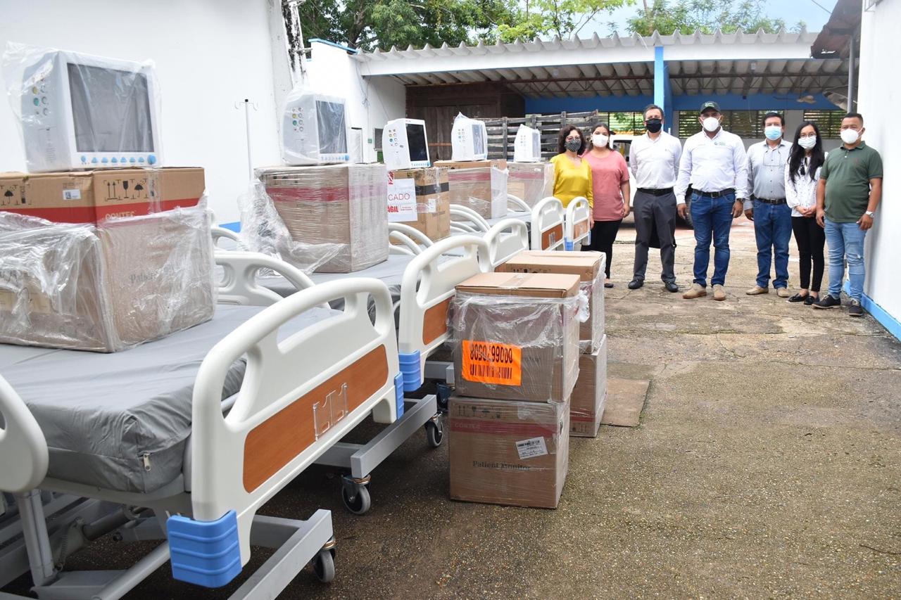 Dirección de Fronteras de la Cancillería entregó elementos de bioseguridad y equipos biomédicos para el Hospital Manuel Elkín Patarroyo de Inírida