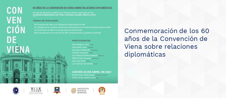 Conmemoración de los 60 años de la Convención de Viena sobre relaciones diplomáticas