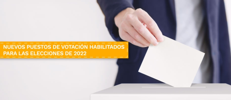 Nuevos puestos de votación en el exterior para las elecciones de 2022