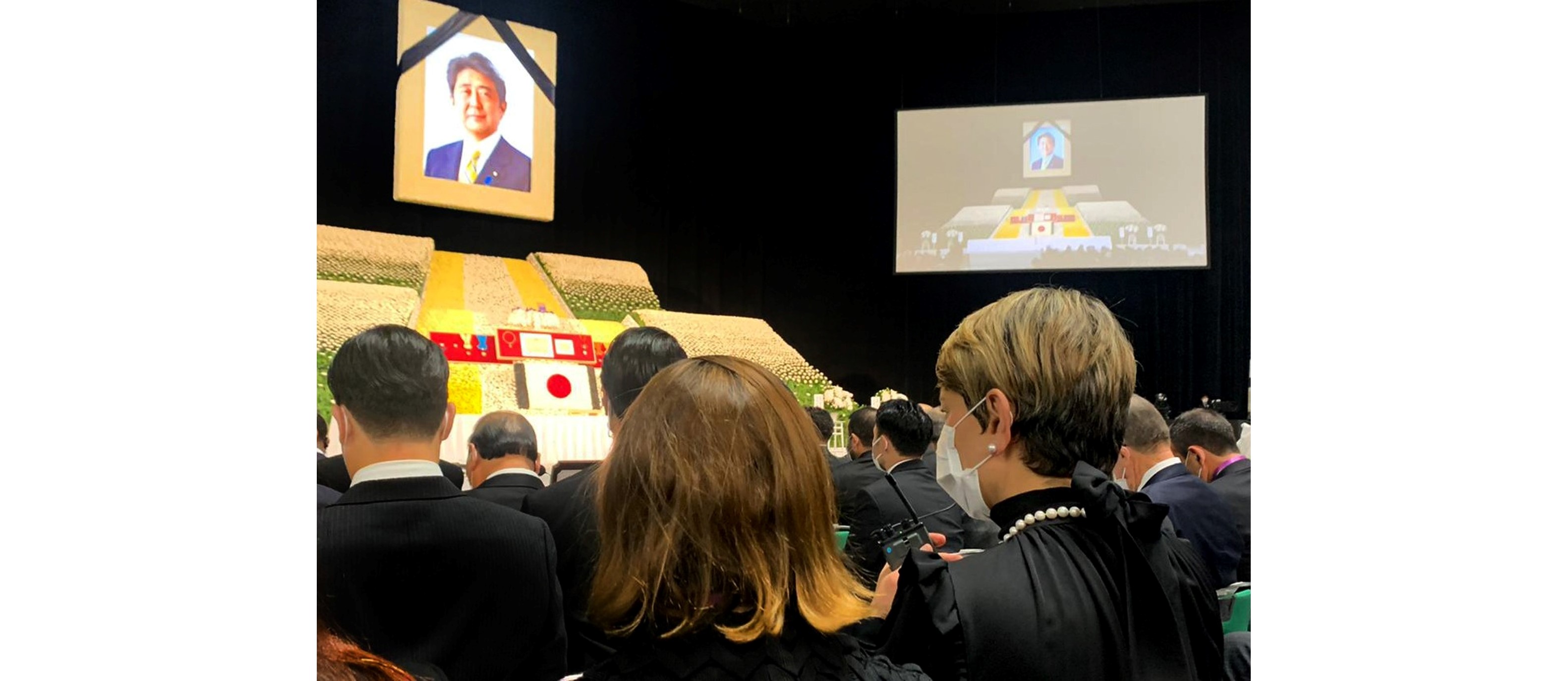 Primera Dama de la Nación representó a Colombia en ceremonia fúnebre organizada por el Estado Japonés en memoria del Ex Primer Ministro, Shintzo Abe