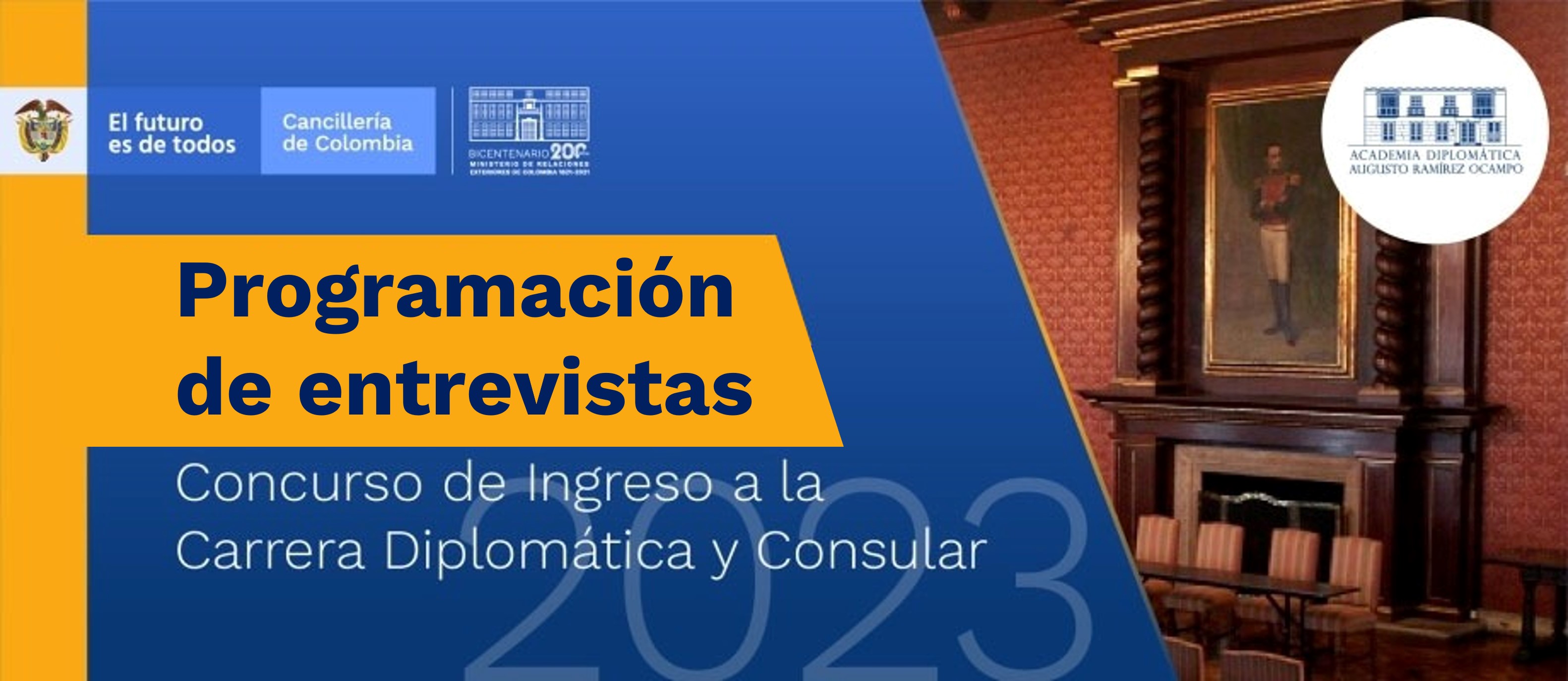 Programación de entrevistas - Concurso de ingreso a la Carrera Diplomática y Consular 202