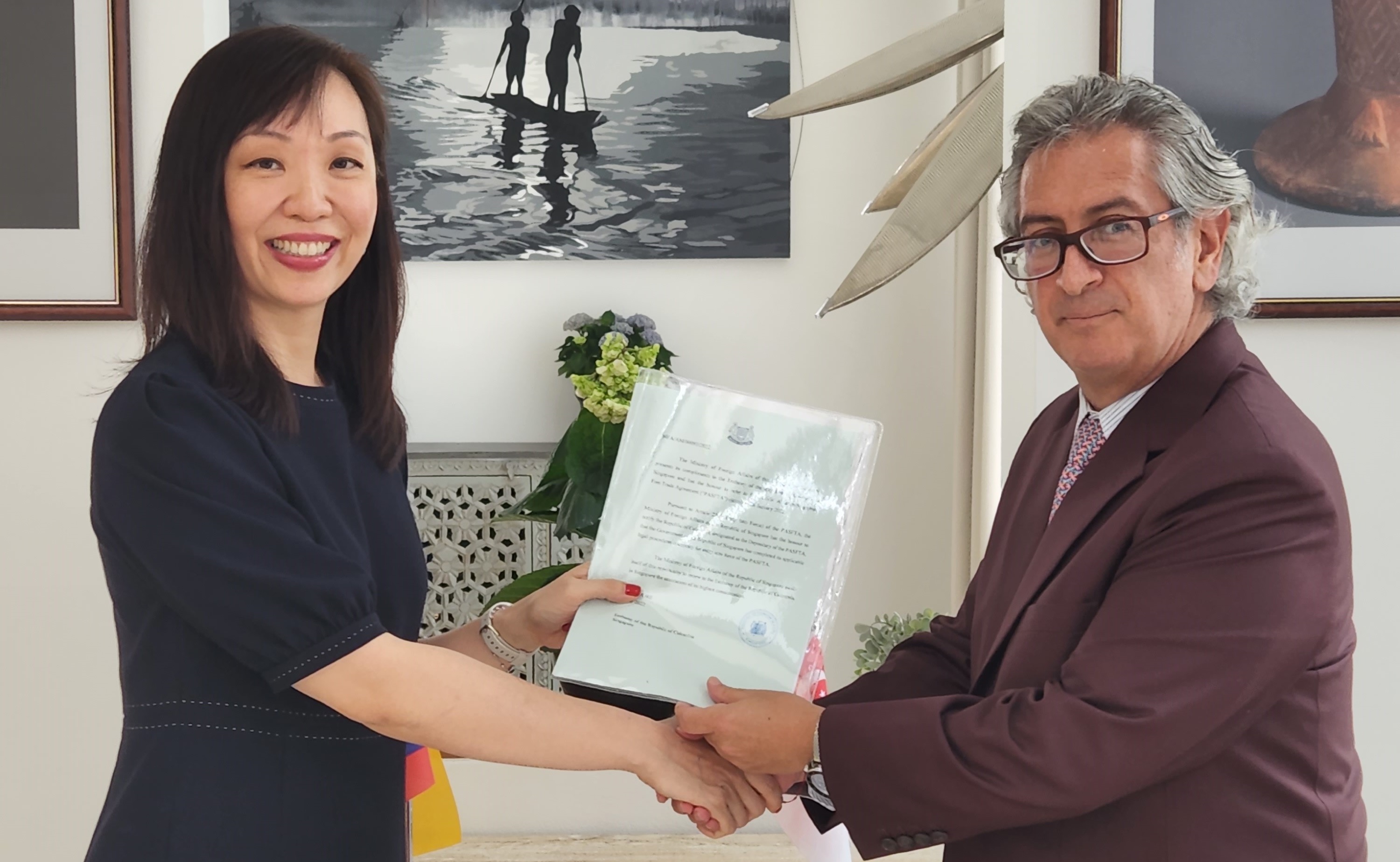 Ratificación del Acuerdo de Libre Comercio entre Singapur y la Alianza Pacifico