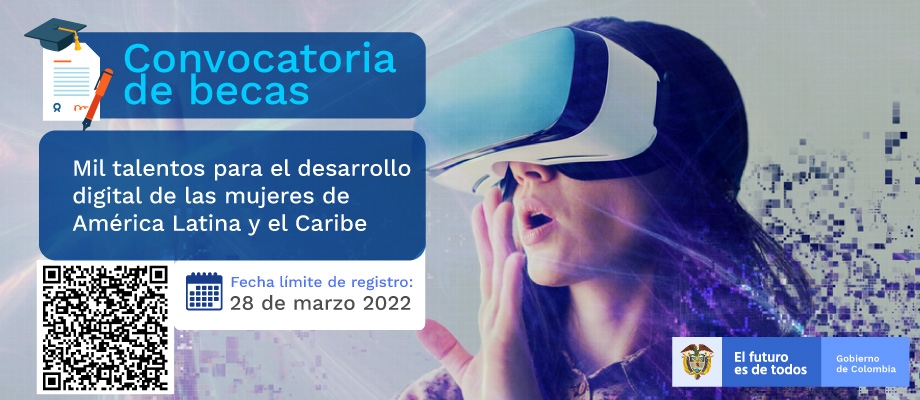 Convocatoria de becas: Mil talentos para el desarrollo digital de las mujeres de América Latina y el Caribe