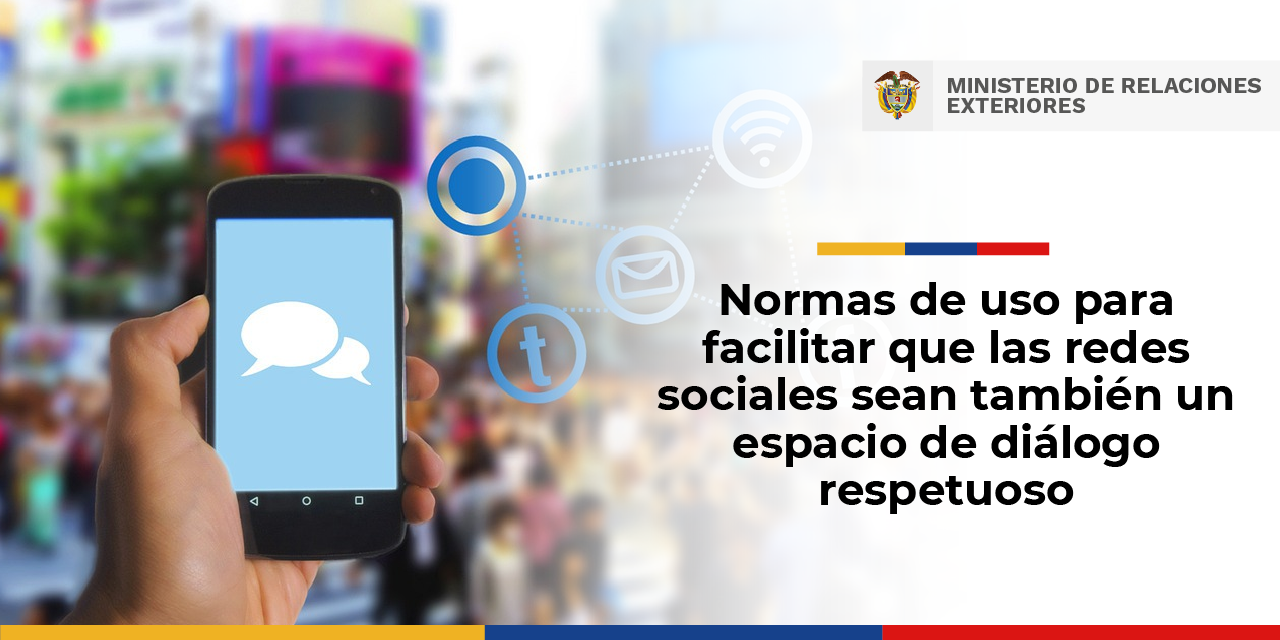 Conoce nuestras normas de uso para facilitar que las redes sociales sean también un espacio de diálogo respetuoso