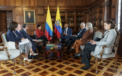 Colombia y Ecuador impulsan su agenda binacional en diálogo entre ministro (e) Luis Gilberto Murillo y la canciller Gabriela Sommerfeld