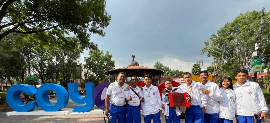 Presentación en centro histórico de Coyoacán