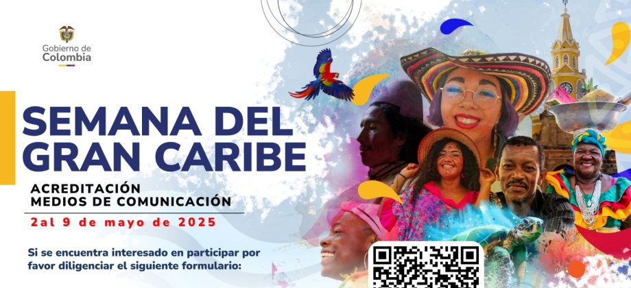 Colombia abre inscripciones para periodistas que deseen cubrir la Semana del Gran Caribe en Cartagena y Montería