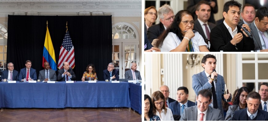 Canciller Álvaro Leyva inicia el diálogo con la sociedad civil, que por primera vez se realiza en el marco del encuentro de alto nivel entre Colombia y Estados Unidos