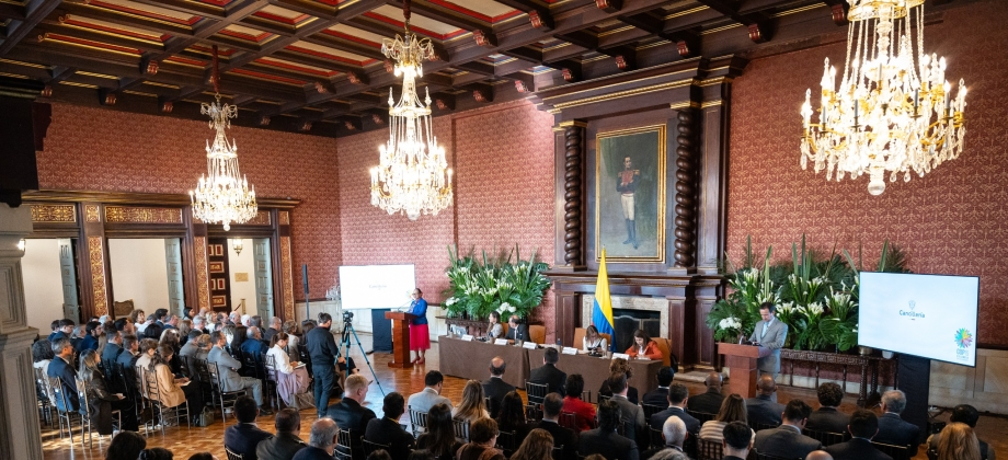 Cancillería presenta avances de la organización de la COP16 a representantes de la comunidad internacional y embajadores de Colombia