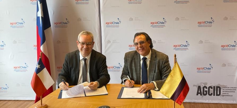 Colombia y Chile implementarán siete proyectos de cooperación técnica entre  2023 y 2025
