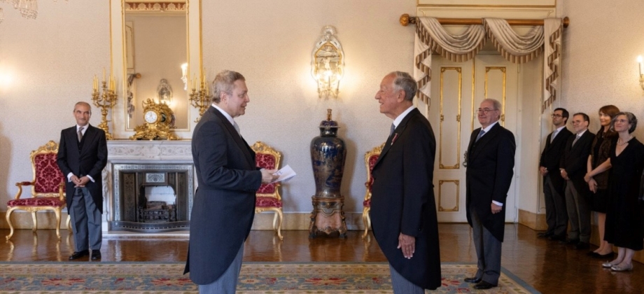Embajador de Colombia en Portugal presentó cartas credenciales