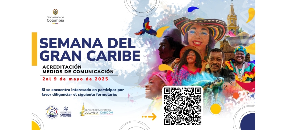 Colombia abre inscripciones para periodistas que deseen cubrir la Semana del Gran Caribe en Cartagena y Montería