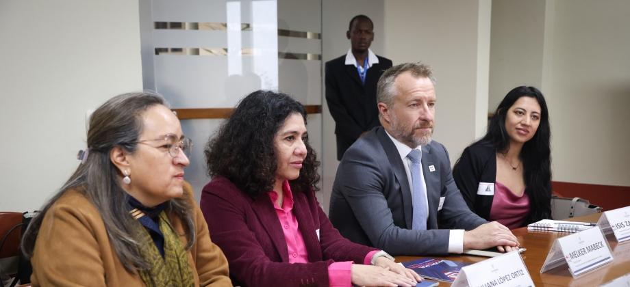 Gobierno Nacional recibe a la nueva jefatura de la federación internacional de sociedades de la Cruz Roja y de la Media Luna Roja en Colombia, Melker Mabeck