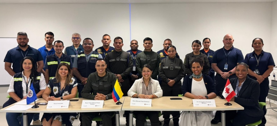 OEA capacita a funcionarios colombianos en inspección intermodal de buques y contenedores