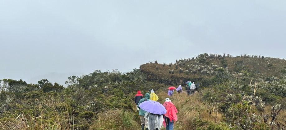 Con el recorrido al Parque Nacional Natural Chingaza de los diplomáticos europeos se dio a conocer la diversidad ecológica y cultural de Colombia