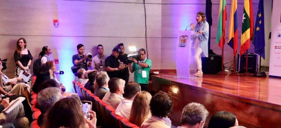 Canciller reafirmó el compromiso del Gobierno Nacional con la libertad de prensa en el VIII Congreso de Editores de Medios de Europa y América Latina