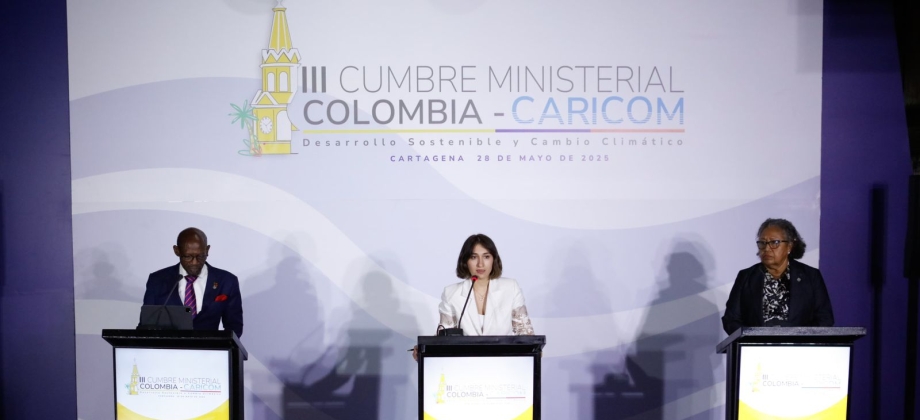 Hemos marcado un nuevo hito en las relaciones entre Colombia y Caricom: Canciller Laura Sarabia