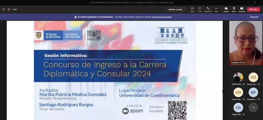 Jornadas de difusión de junio del Concurso de Ingreso a la Carrera Diplomática y Consular 2024