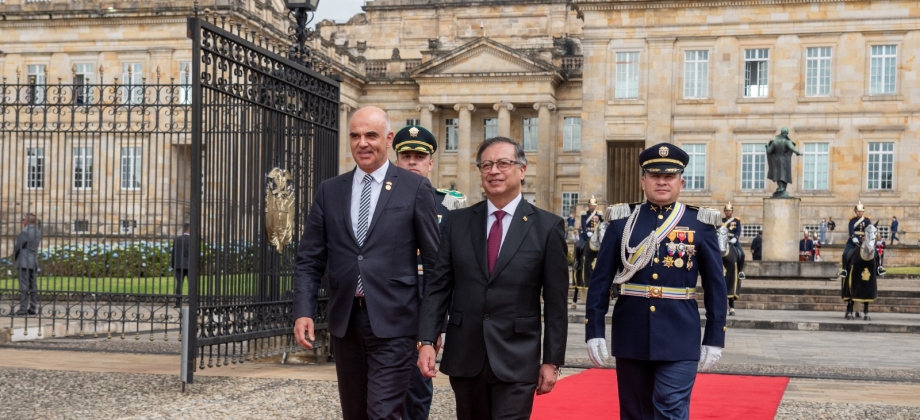 Comunicado conjunto en el marco de la visita oficial del jefe de Estado de la Confederación Suiza a Colombia y su reunión con el presidente Gustavo Petro