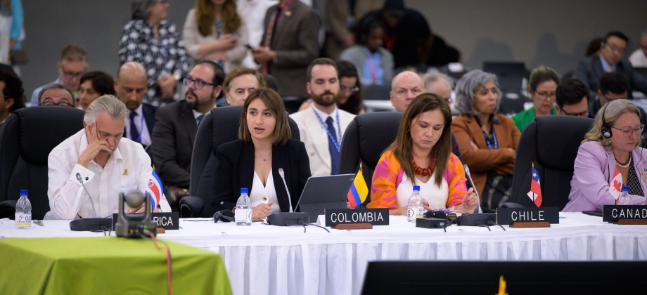 “América no necesita más discursos grandilocuentes: necesita acciones concretas, decisiones valientes y una voluntad política que esté a la altura del sufrimiento y la esperanza de nuestros pueblos” Canciller Laura Sarabia en la OEA