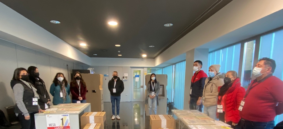 Puestos de votación en el exterior