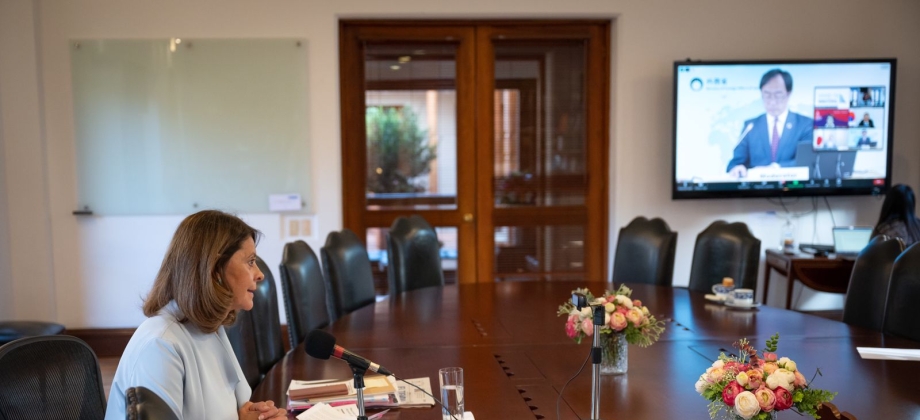 Colombia como uno de los tres países latinoamericanos que participan en Reunión Ministerial del Plan de Acción Global sobre COVID-19 liderada por Estados Unidos y Japón