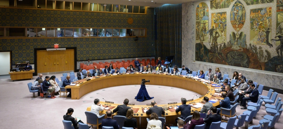 Colombia reconoce y valora el apoyo a la Paz Total de la comunidad internacional representada en el Consejo de Seguridad de la ONU