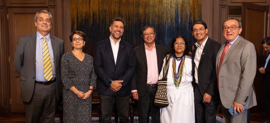 Presidente Gustavo Petro y el Ministro Álvaro Leyva posesionan a la nueva embajadora de Colombia ante ONU, Leonor Zalabata Torres