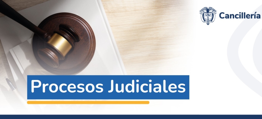 Consulte los procesos judiciales en los que es parte el Ministerio de Relaciones Exteriores  