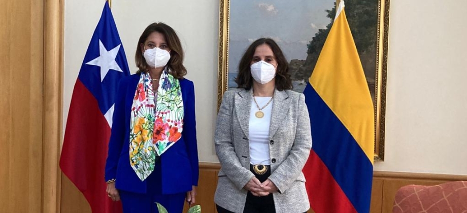 Cancilleres de Colombia y Chile sostuvieron reunión bilateral