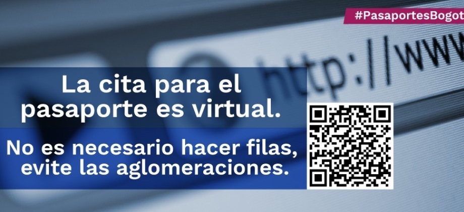 La cita para el pasaporte es virtual