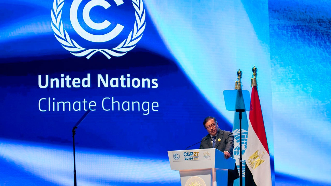 Un frente común para salvar la selva amazónica planteó Presidente Petro en COP 27 de Egipto