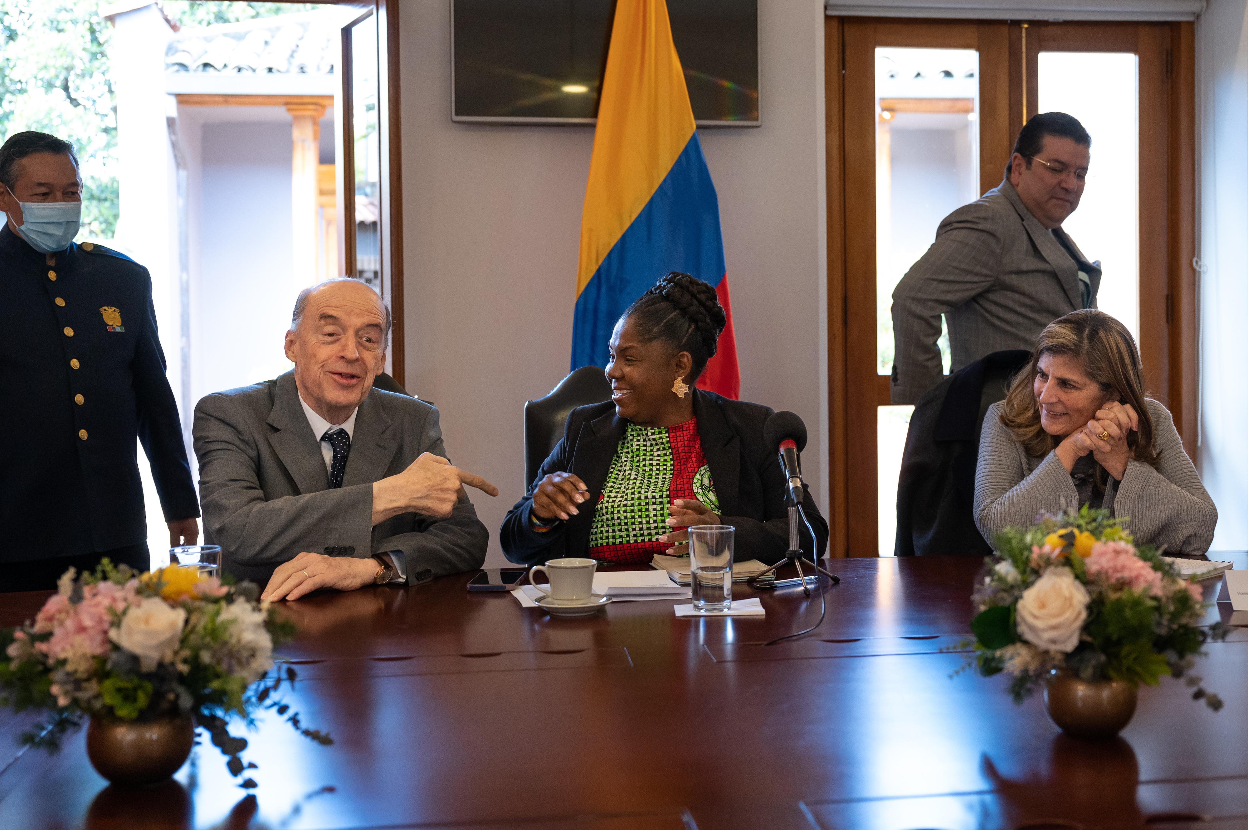 Vicepresidenta Francia Márquez y Canciller Álvaro Leyva recibieron al Secretario General de la Asociación de Estados del Caribe