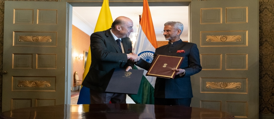 Cancilleres de Colombia y la India suscribieron el Programa de Intercambio Cultural 2023-2026