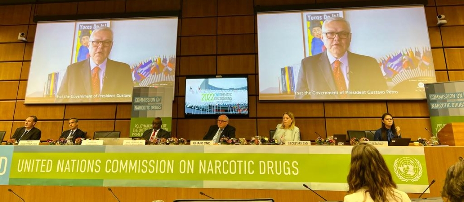 Participación de Colombia en la Reunión Intersesional de la  65° Comisión de Estupefacientes de Naciones Unidas