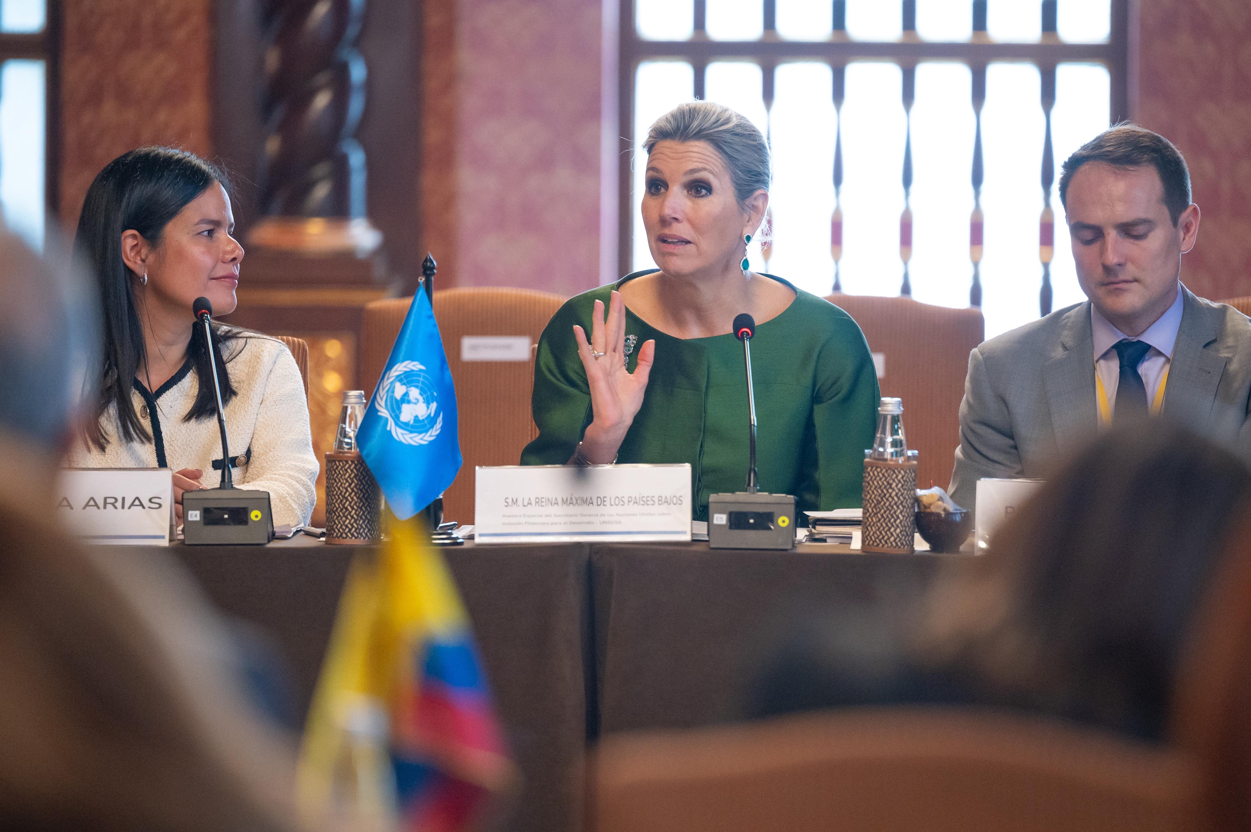 La Reina Máxima de Países Bajos destacó los avances de Colombia en materia de inclusión financiera