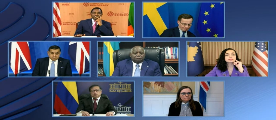 Presidente Gustavo Petro Urrego participó en la II Cumbre por la Democracia