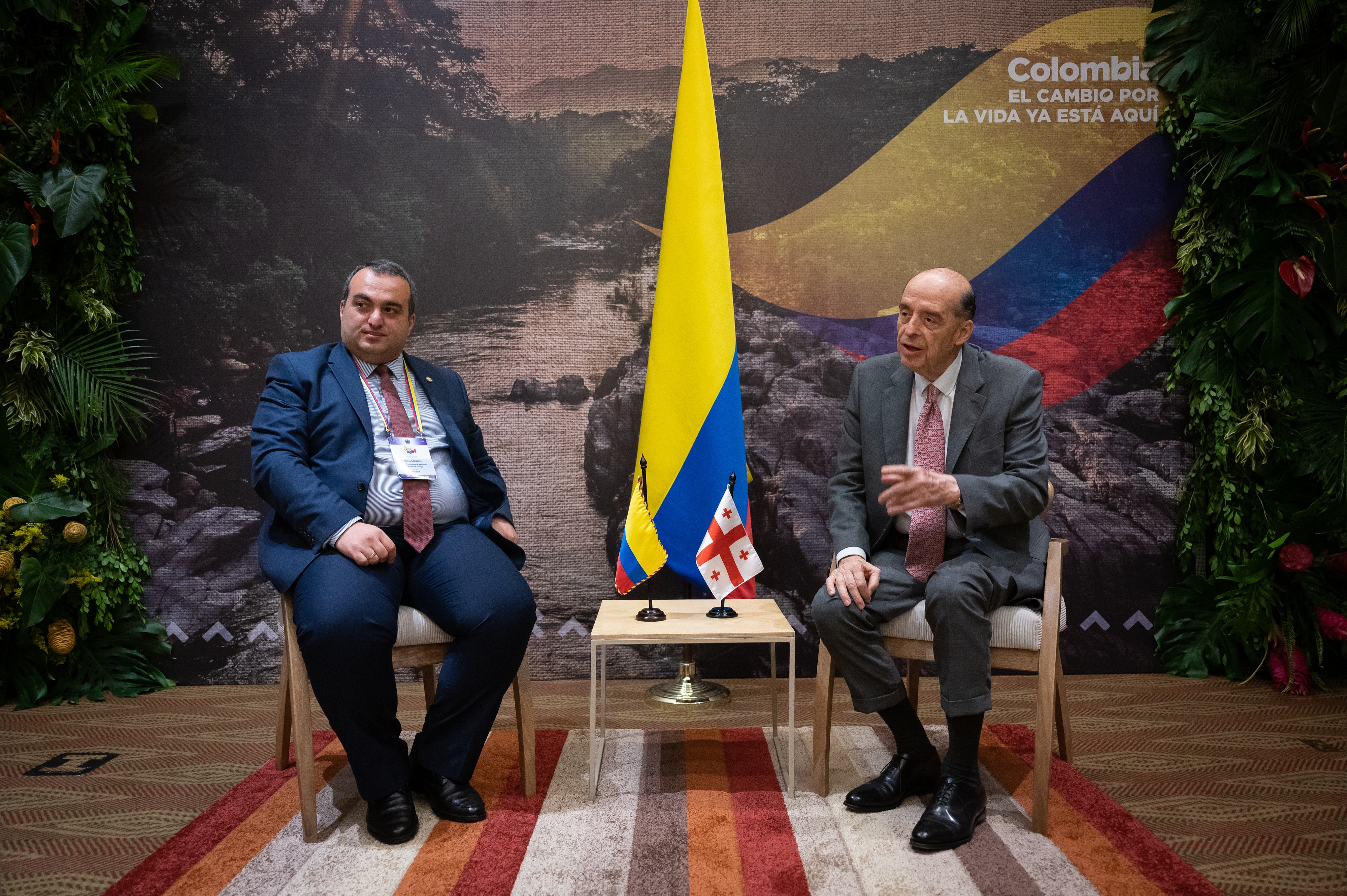 Fortalecimiento de la agenda bilateral tema central en el encuentro entre Canciller de Colombia y el Viceministro de Relaciones Exteriores de Georgia
